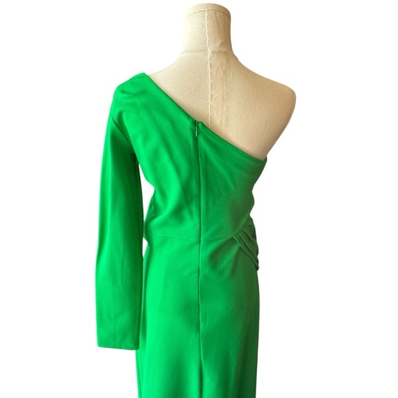 ALEXIS - NWT Royale Jade One-Shoulder Dress Midi Dress Sz M - Picture 5 of 9